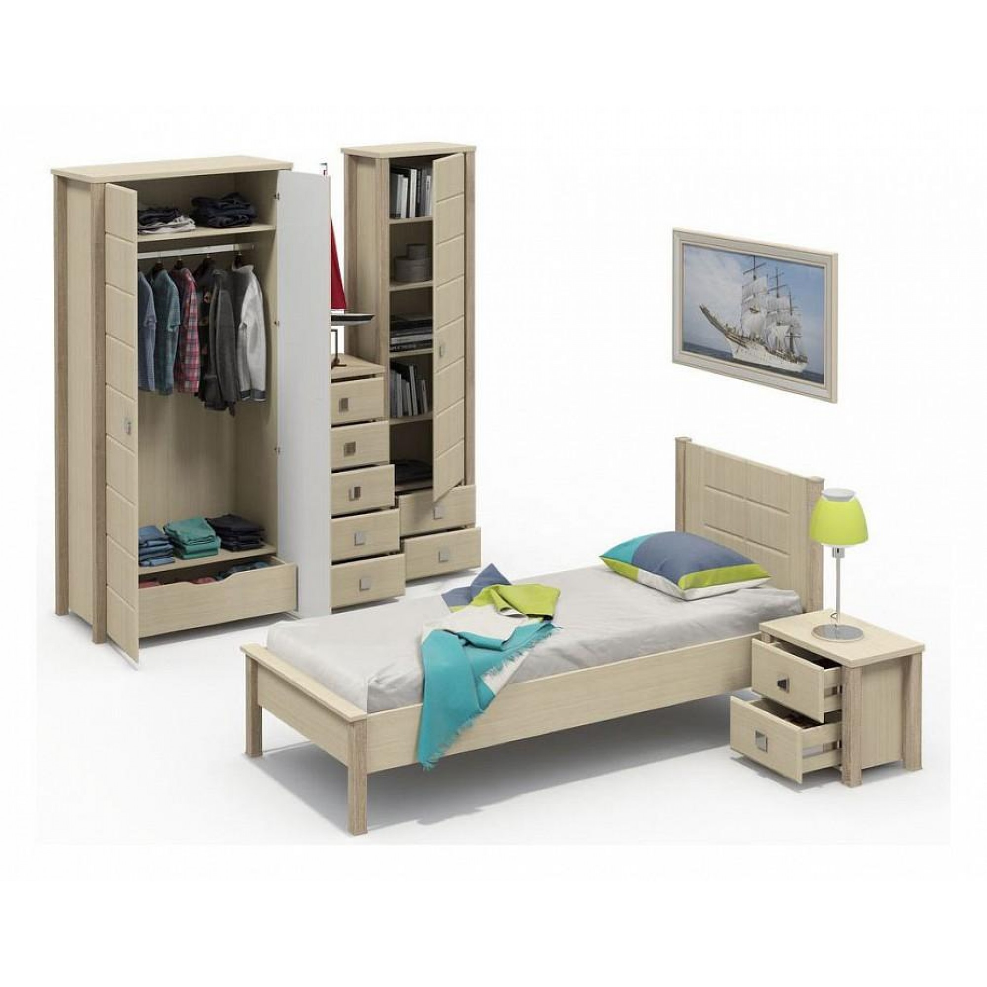 Гарнитур для детской Изабель KOM_Izabel_childrens_room_2