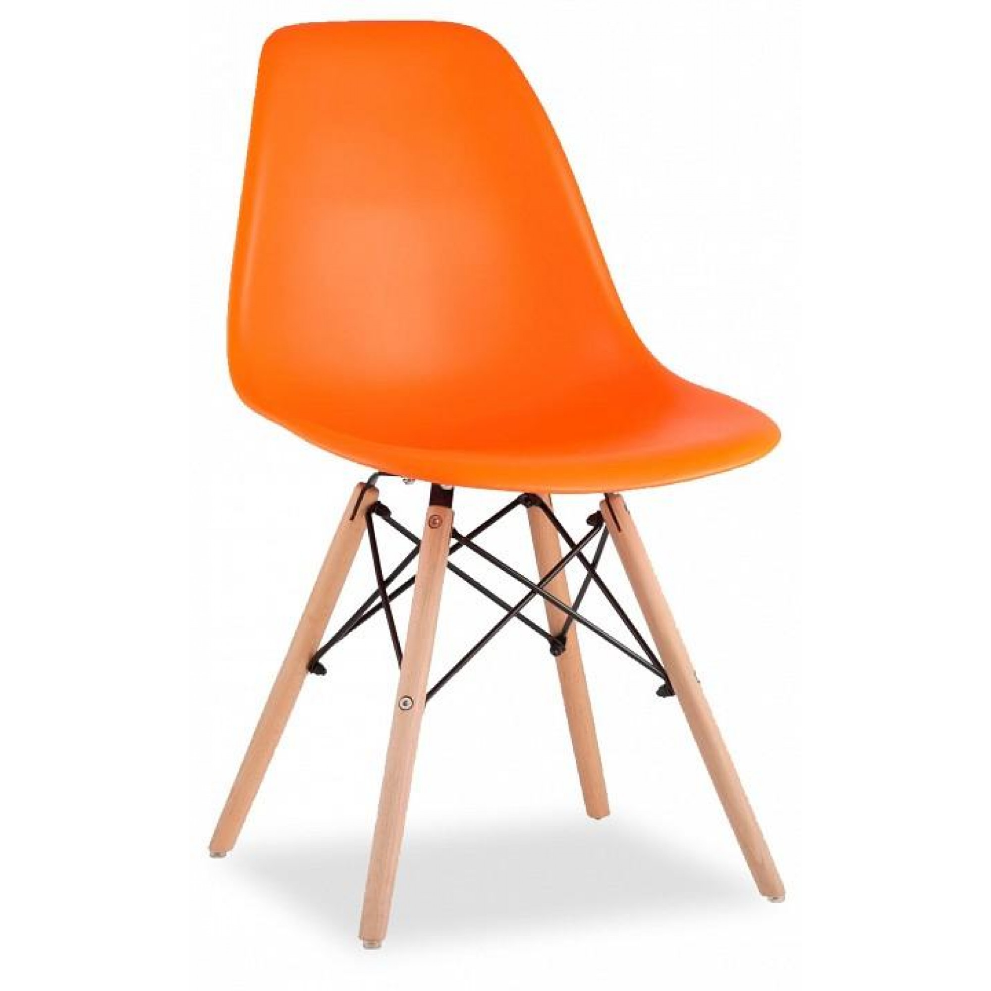 Набор из 4 стульев Eames    SGR_8056PP-ORANGE-X4