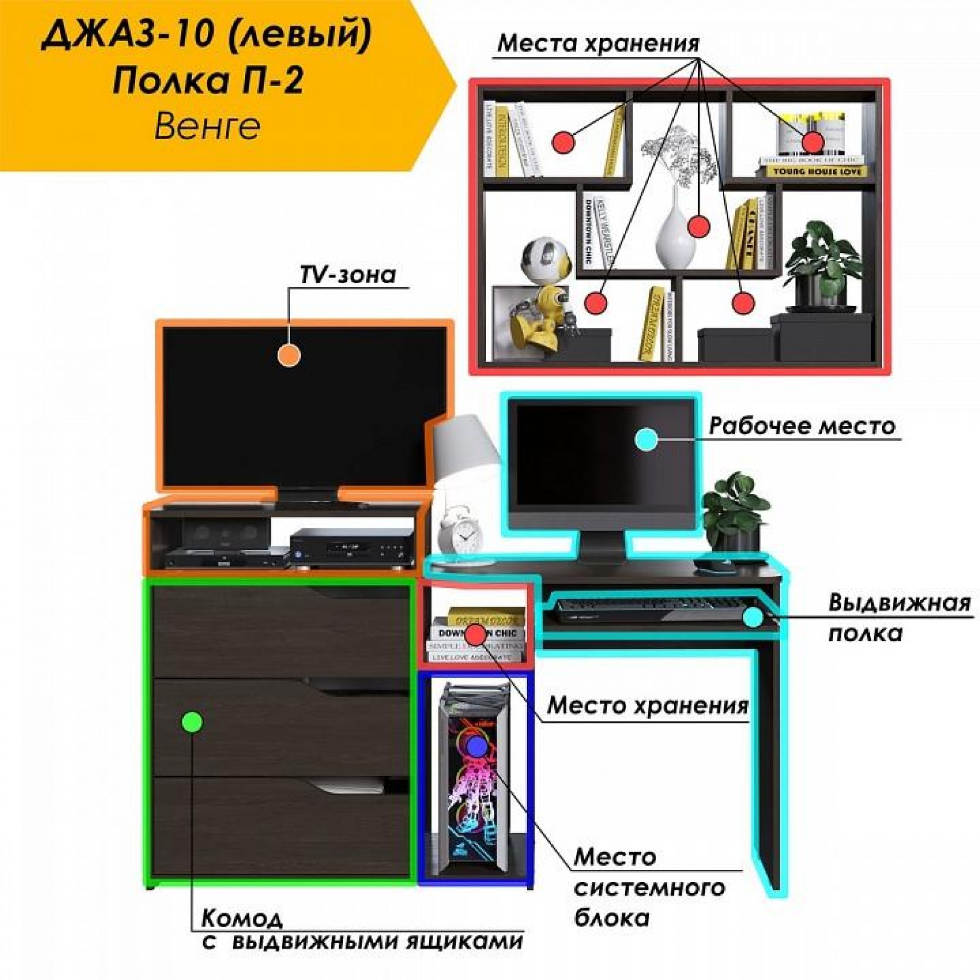 Набор для детской Уголок школьника РМ-10-2    JZZ_RM-10-2VLEV