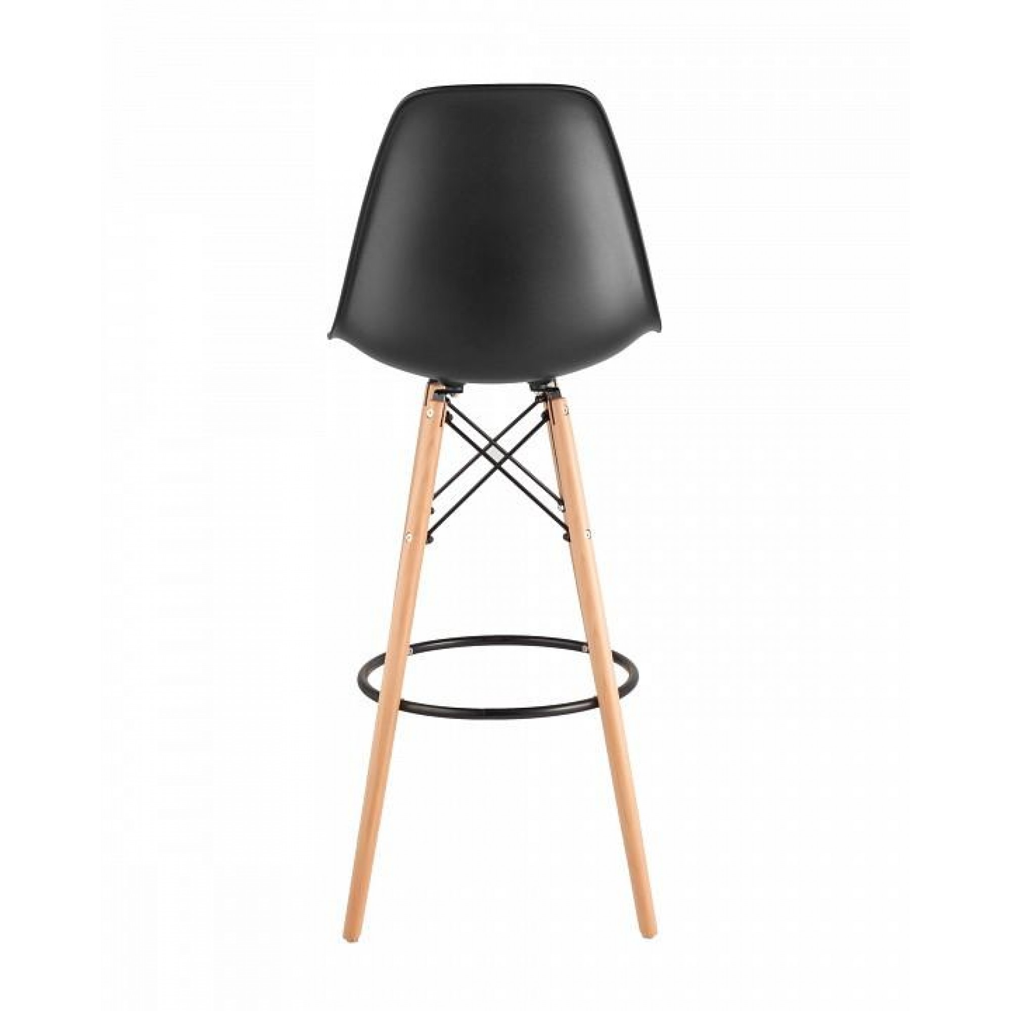 Стул барный Eames    SGR_8056H_BLACK_SEAT