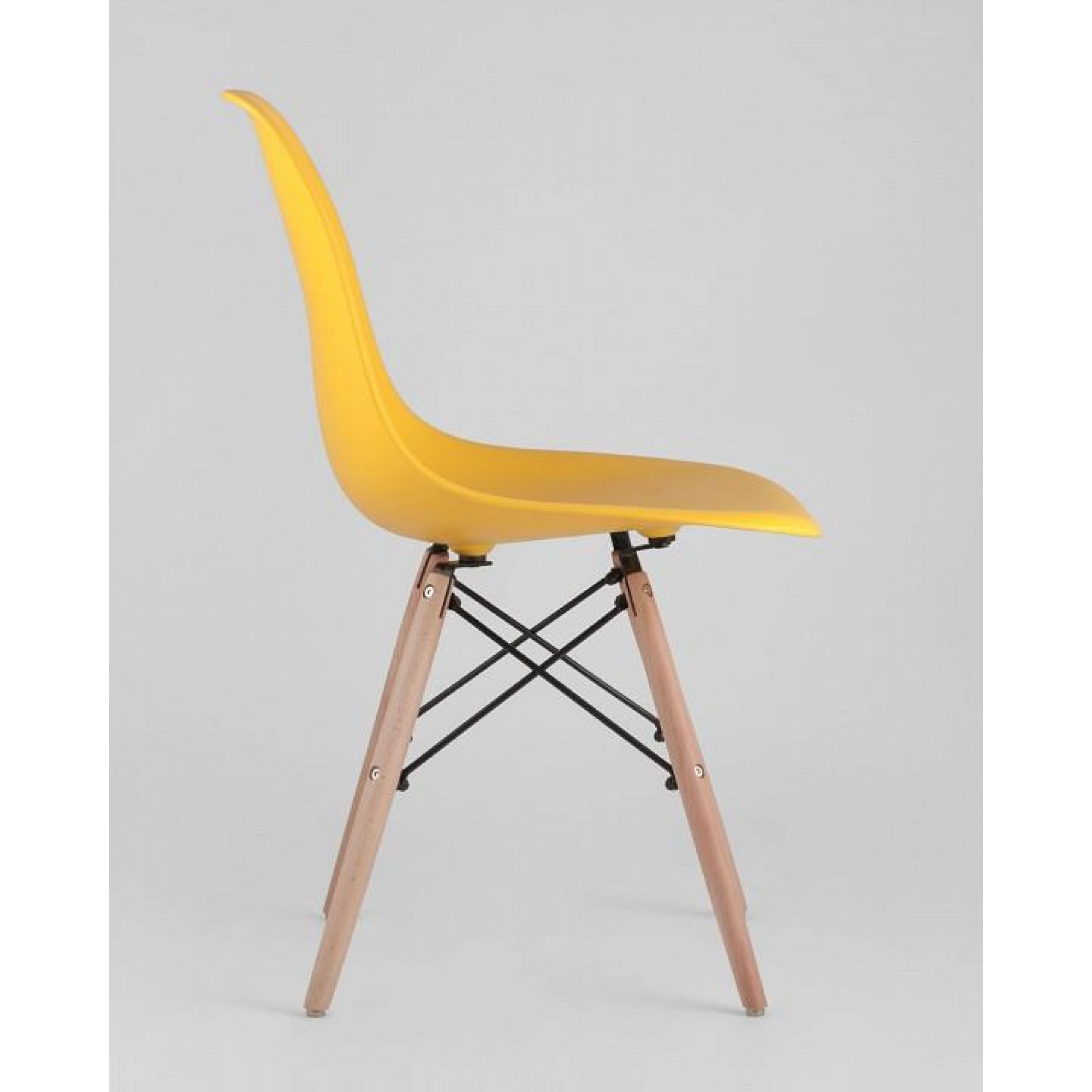 Набор из 4 стульев Eames    SGR_8056PP-YELLOW-X4