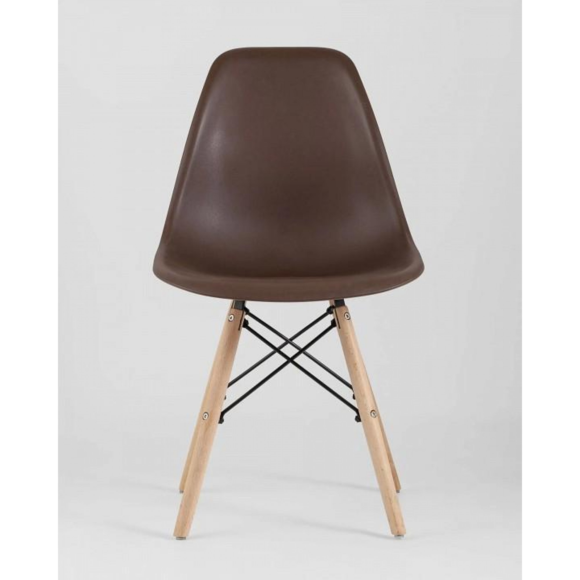 Набор из 4 стульев Eames    SGR_Y801-brown-X4