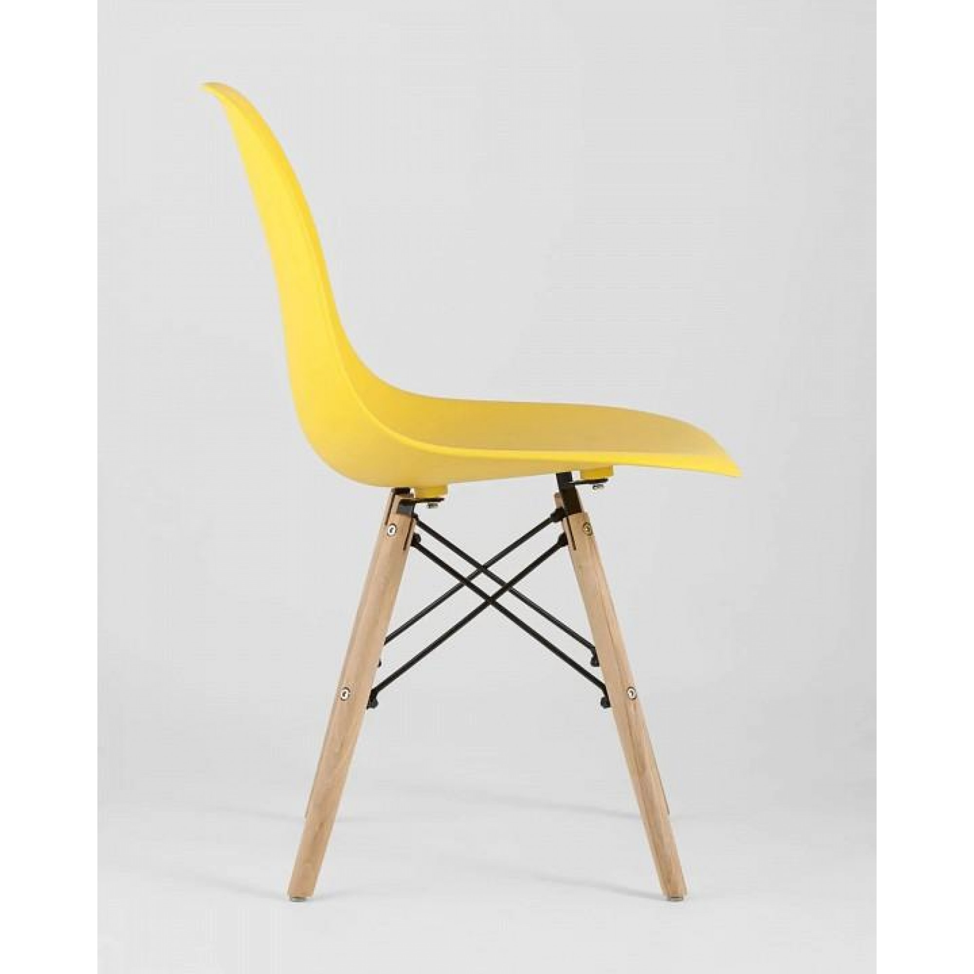 Набор из 4 стульев Eames    SGR_Y801-yellow-X4