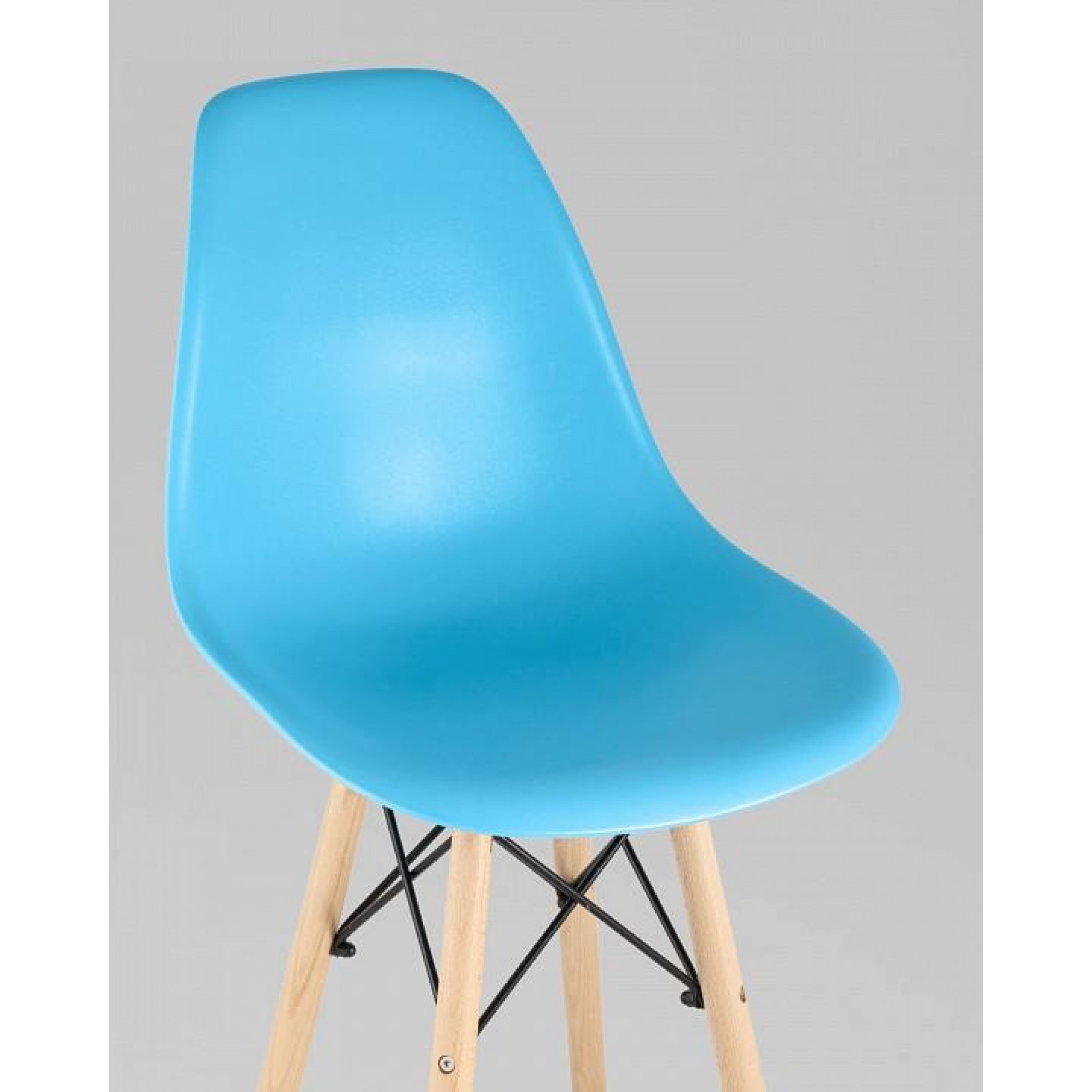 Стул барный Eames    SGR_8056H_BLUE_90072_SEAT_DUAL