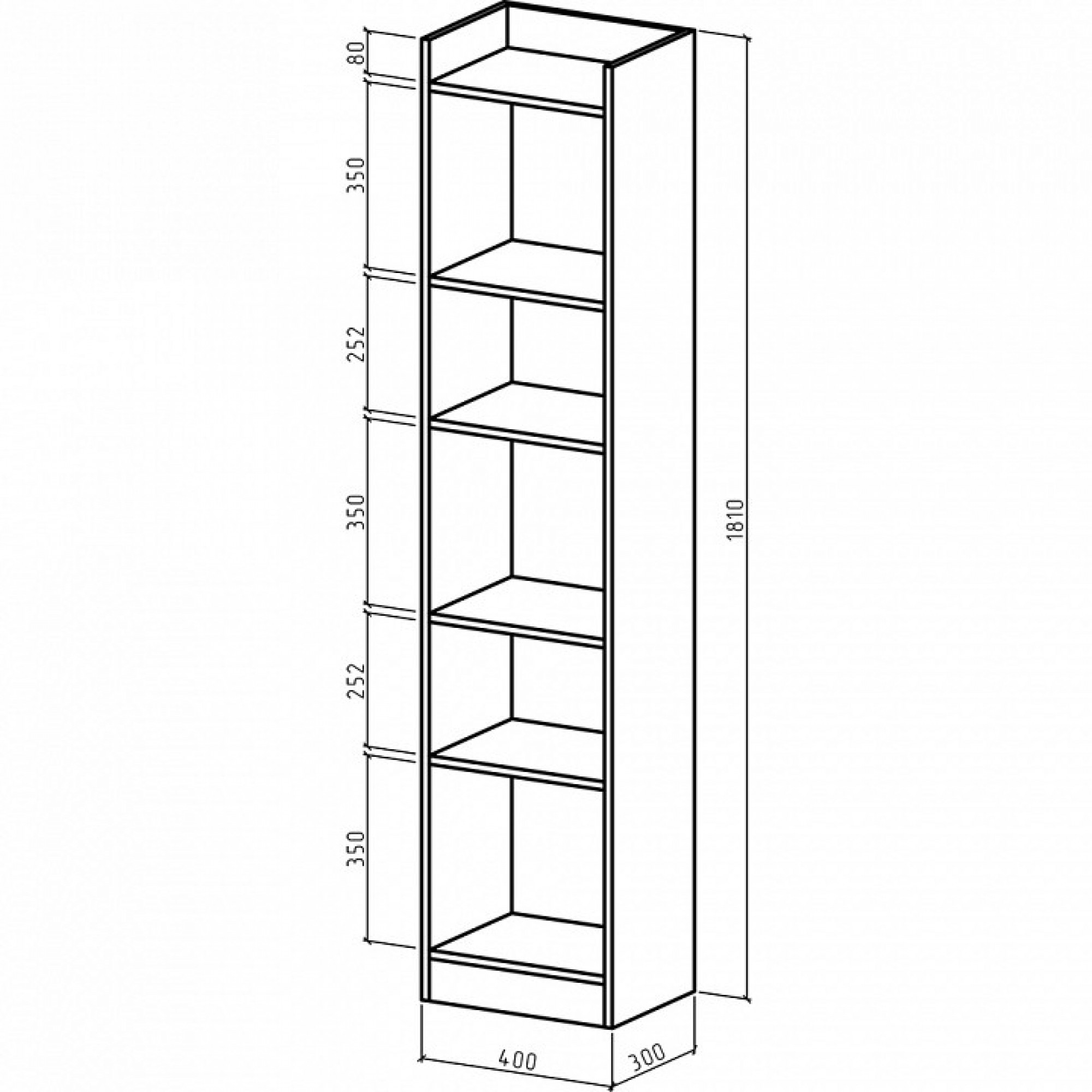 Стеллаж Атлант-4    MAS_ATL-4-DS