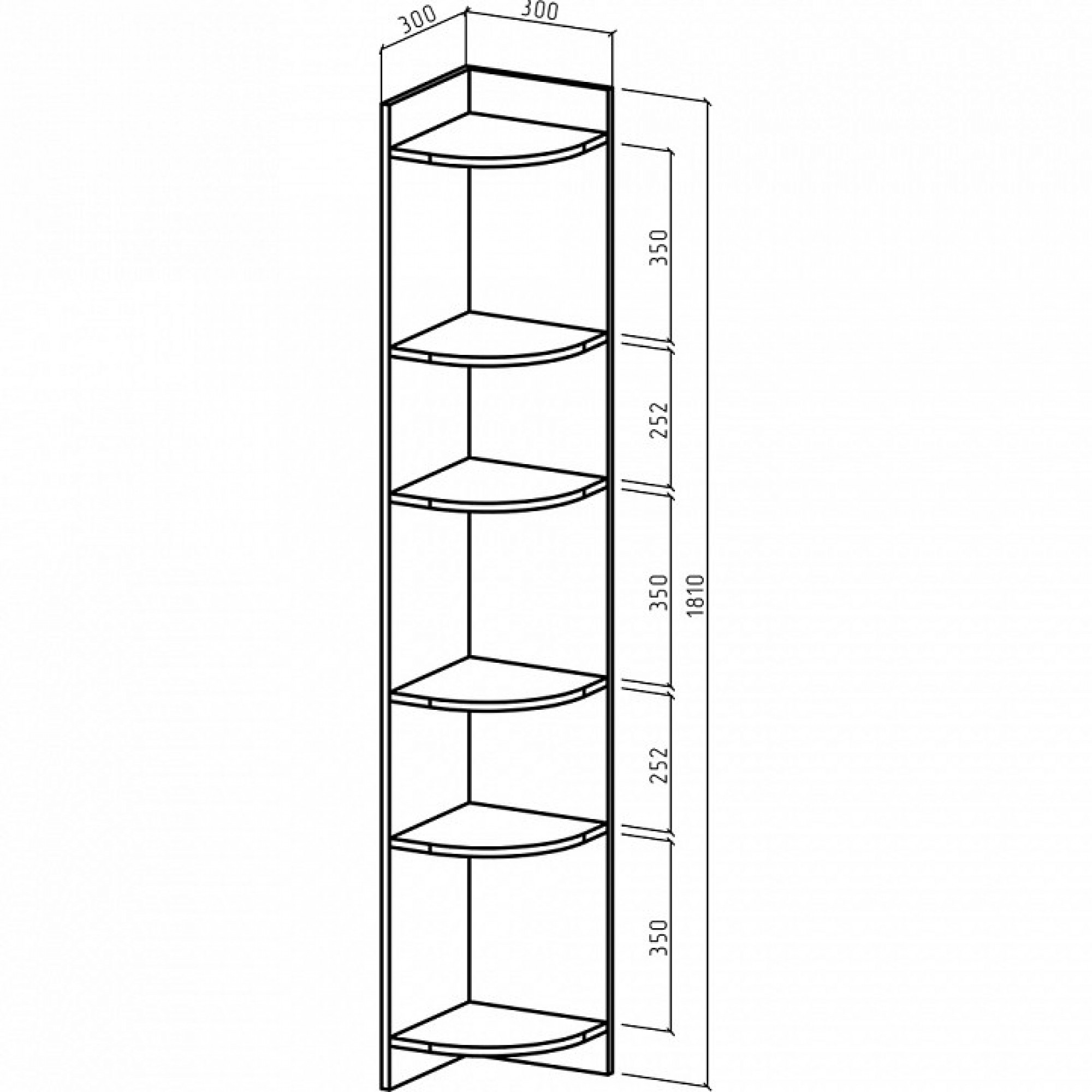 Стеллаж Атлант-3    MAS_ATL-3-BEL