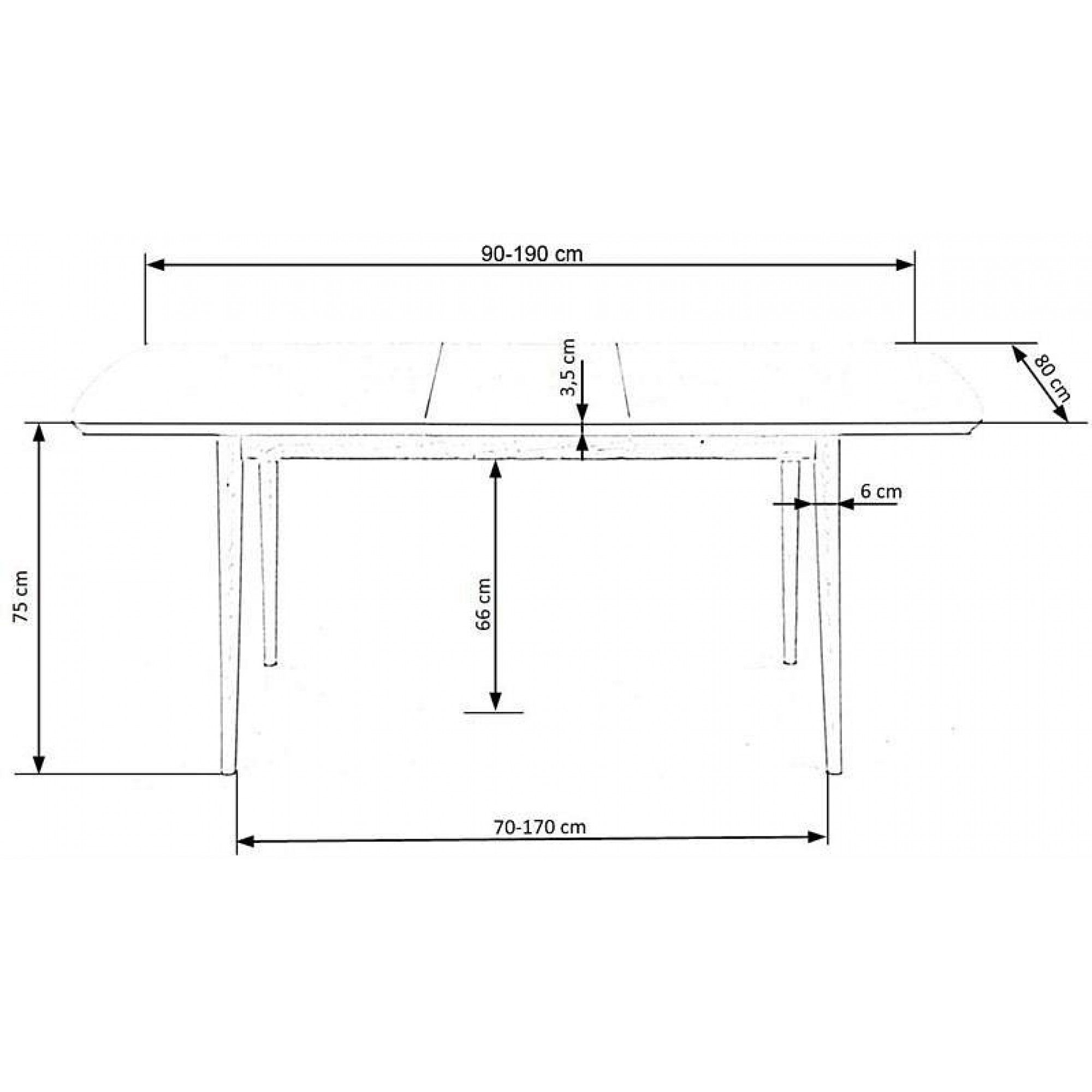 Стол обеденный Barret    HLM_V-PL-BARRET-ST