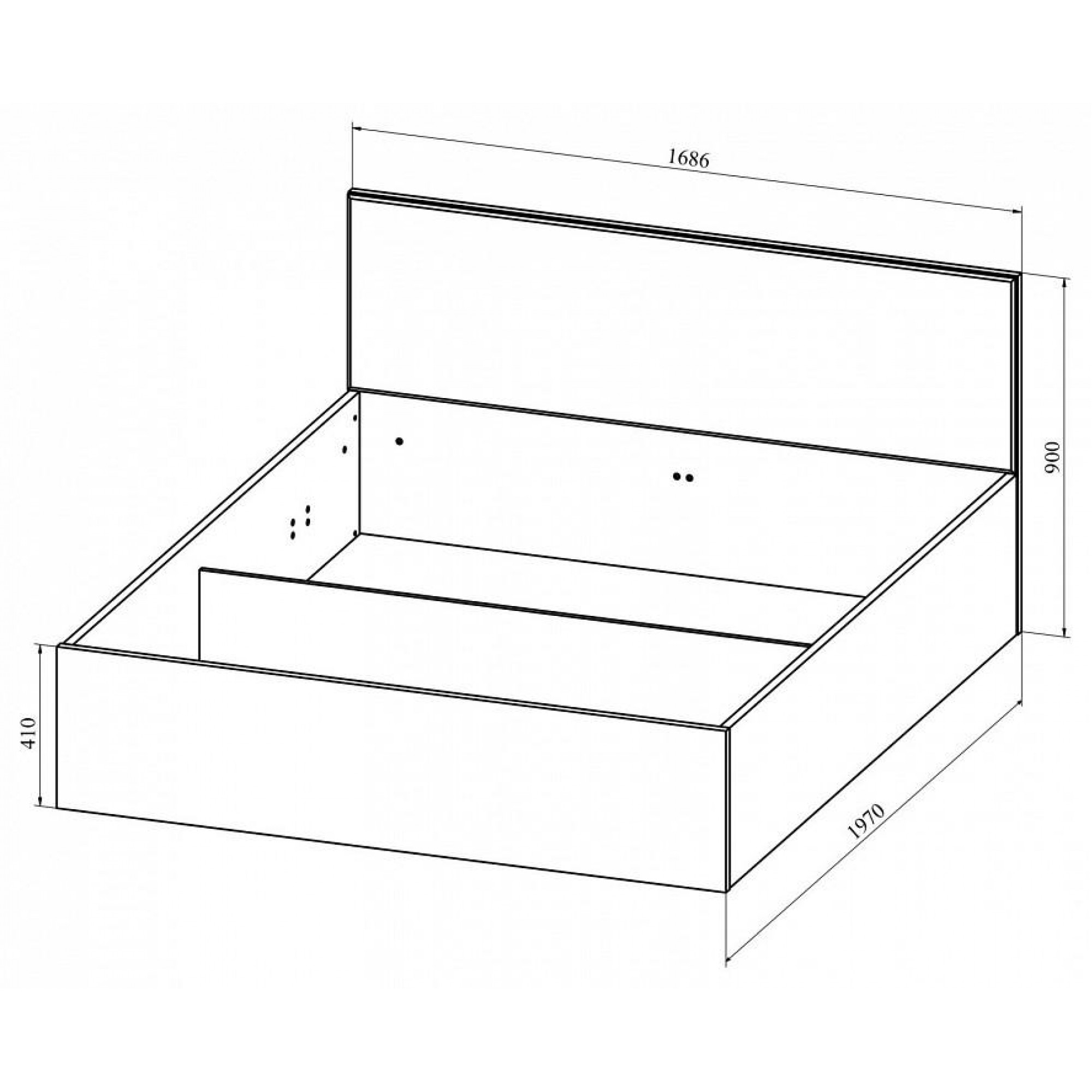 Кровать двуспальная Анастасия АН-28К    KOM_AN-28K_1900-1600_system_3-1