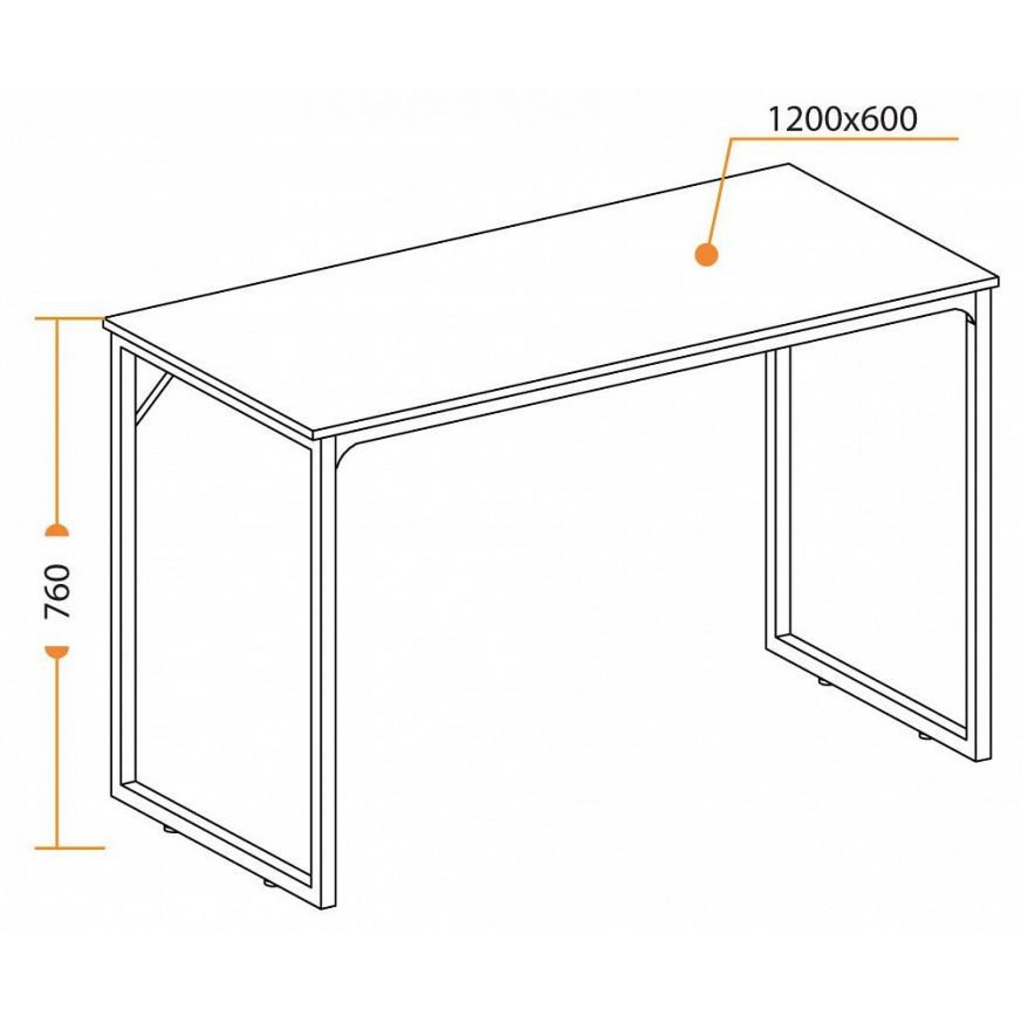 Стол письменный WD-08    TET_15244